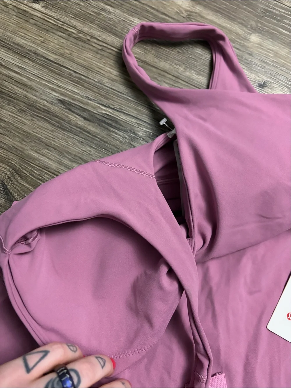 NWT Lululemon Align Bodysuit (Velvet Dust) Size 12